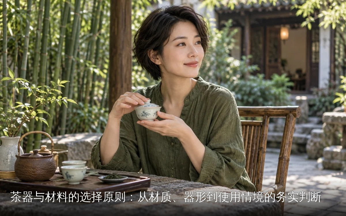 茶器与材料的选择原则:从材质、器形到使用情境的务实判断